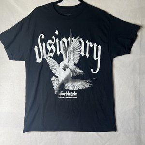 Natives Of The Weekend Men’s Medium-Visonary T-shirt White Doves